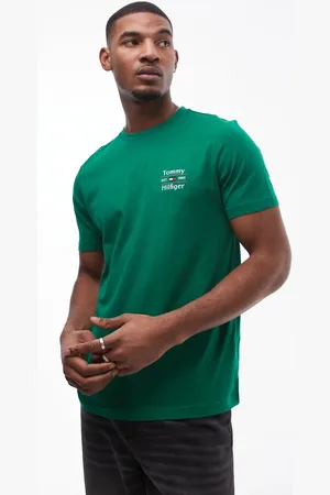 Tommy Hilfiger Grøn T-shirt med logoprint