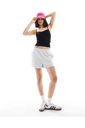 Cotton On Cotton On - Classic - Gråmelerede mini-shorts i fleece