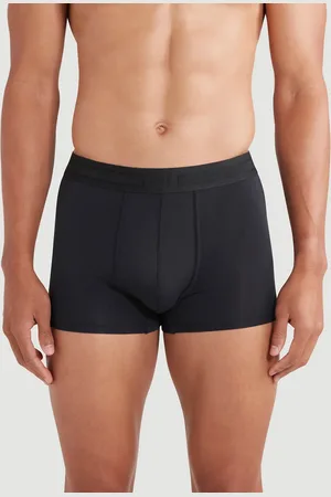 CHE Che Studios - Sorte boksershorts med linning i samme farve i pakke med 3 par