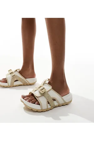 The North Face Explore Camp - Offwhite og chunky sliders-Hvid