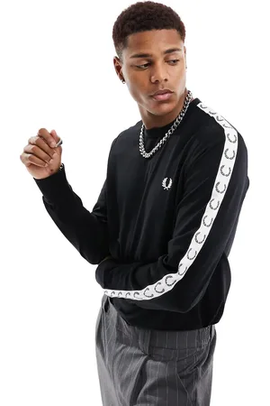 Fred Perry Langærmet T-shirt med logobånd i
