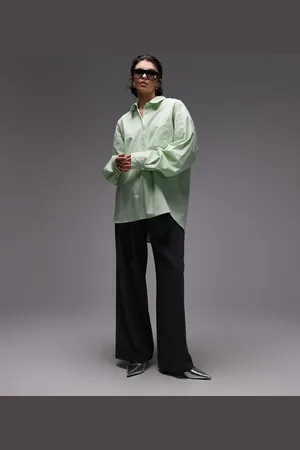 ASOS Oversized skjorte med knapdetaljer på ryggen