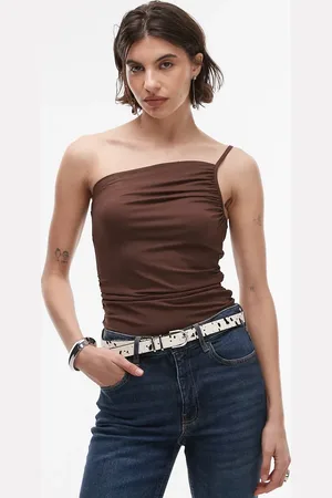 Topshop Jerseytop med asymmetrisk strop