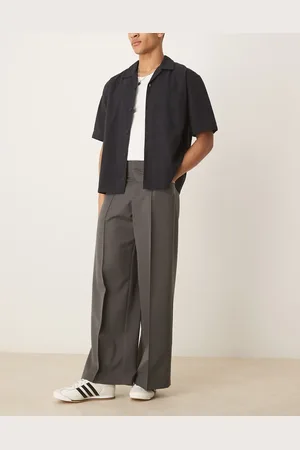 ASOS Og elegante bukser med løstsiddende ben og pintucks