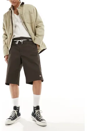 Dickies Mørkebrune og skræddersyede 13-tommers shorts