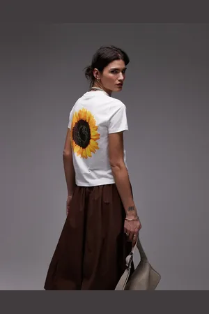 Carhartt T-shirt med solsikkeprint på ryggen