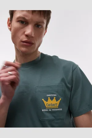 Carhartt T-shirt med lomme med kronegrafik