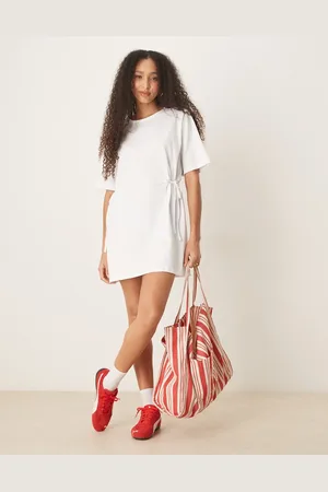 ASOS Skjortekjole med bindebånd i siden