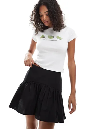 ASOS Mininederdel med sænket talje
