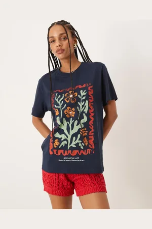 ASOS T-shirt med blomsterprint i regular fit