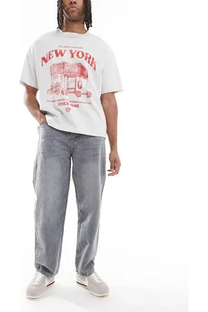 Pull&Bear Posede og grå jeans