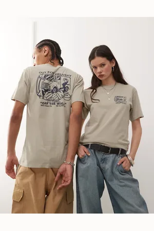 Vans Next Stop - Grå T-shirt med grafisk print på ryggen