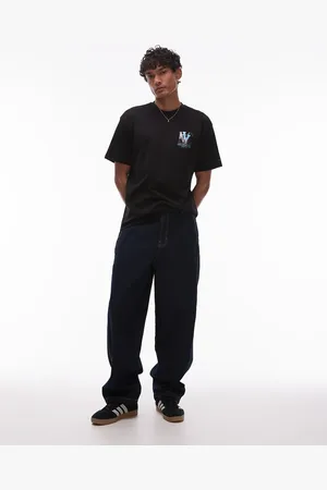 Dickies Madison - Indigoblå og løstsiddende jeans i skyllet denim