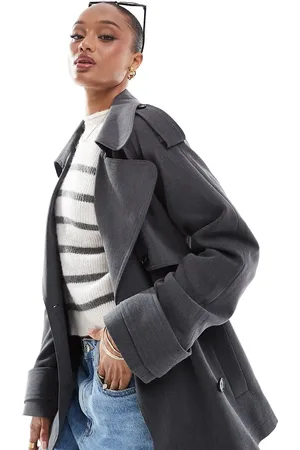 ASOS ASOS DESIGN Tall - skræddersyet trenchcoat med oversized pasform og bælte