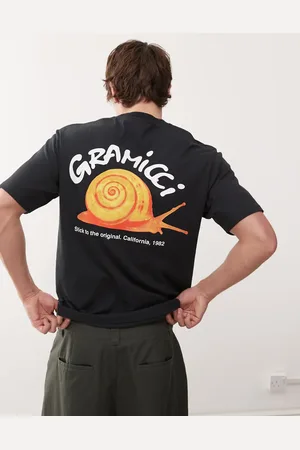 Gramicci T-shirt med grafisk slangeprint