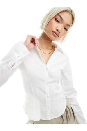 Pull&Bear Tætsiddende skjorte