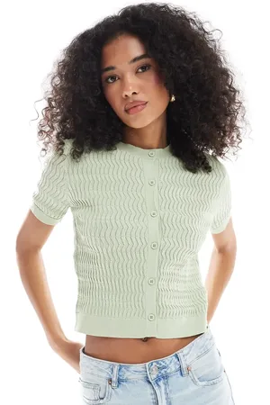 ASOS Salviegrøn strikket cardigan