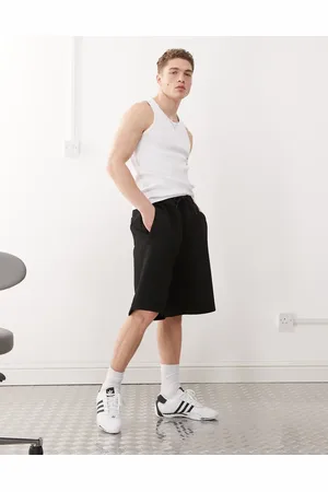 Weekday Simon - Sorte jerseyshorts i scubamateriale