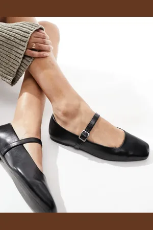 ASOS Lottie - Sorte Mary Jane-ballerinaer