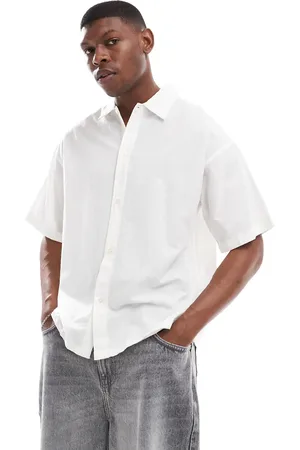 JACK & JONES Oversized skjorte i hør