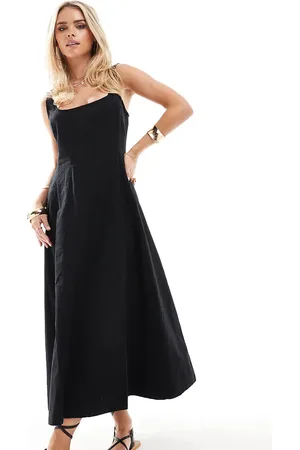 ASOS ASOS DESIGN Petite - maxi-sundress med tennis- og sømdetaljer
