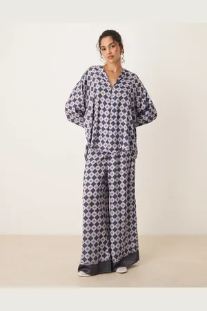 Free People Dreamy days - Pyjamassæt i marineblå kombi