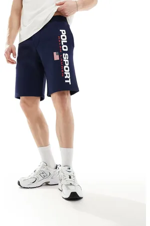 Ralph Lauren Sport Capsule - joggingshorts med stort flaglogo