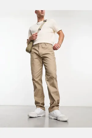 Only & Sons Beige arbejdschinos i løs pasform-Neutral