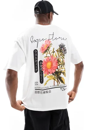 ASOS Oversized T-shirt med blomstergrafik