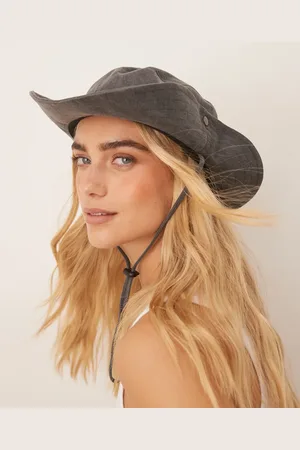 My Accessories Og forvasket bøllehat i safaristil