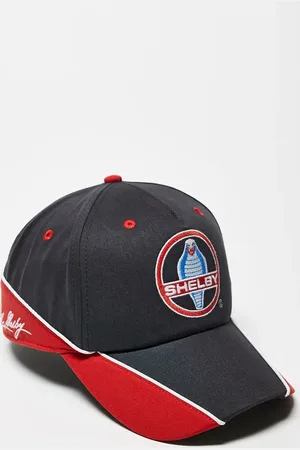 Hollister Snapback-kasket med kontrastpaneler og motivprint