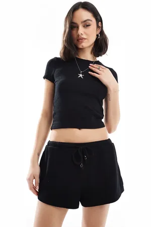 Cotton On Cotton On - Sorte strandshorts i let stof