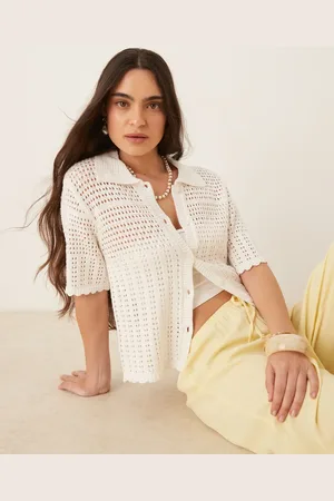 JDY Polo-cardigan i hulstrik