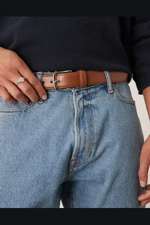 Abercrombie & Fitch Brunt læderbælte
