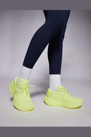 Saucony Triumph 22 - Citrongrønne/gule sneakers med neutral stødabsorbering