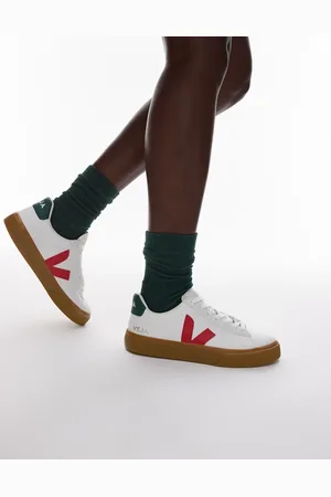 Veja Campo - Hvide/røde sneakers