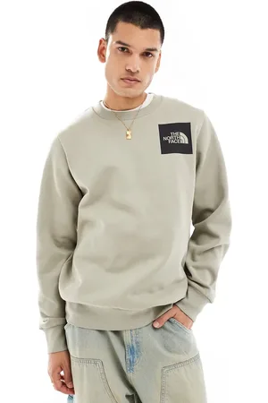 The North Face Fine REdbox - Grå sweatshirt med logo