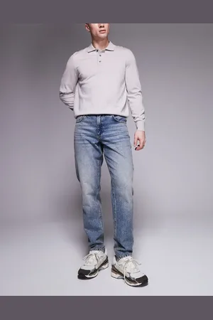 ASOS Tapered og lyseblå jeans