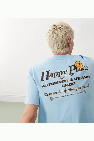 COLLUSION T-shirt med smiley-print