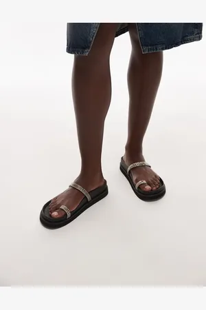 Topshop Josh - Flade minimalistiske sandaler med slangetekstur-Multifarvet