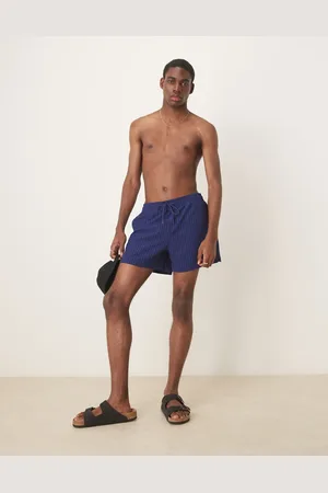Abercrombie & Fitch 5-tommers badeshorts i bæk-og-bølge-stof