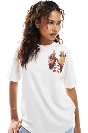 Jordan T-shirt med ringgrafik på ryggen