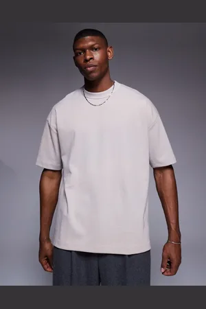 ASOS Blød, oversized og beige T-shirt-Neutral