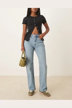 Abercrombie & Fitch Curve Love - Højtaljede afslappede 90