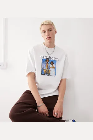 COLLUSION Festival-T-shirt med officielt OUTKAST-print i firkantet skater-pasform