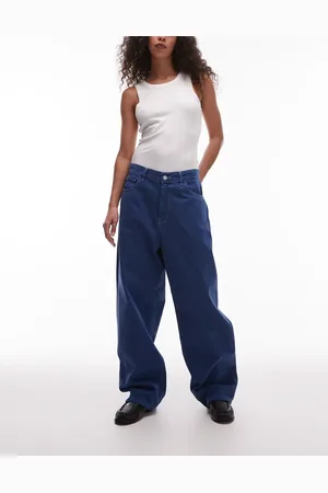 Carhartt Indigoblå jeans i løstsiddende pasform