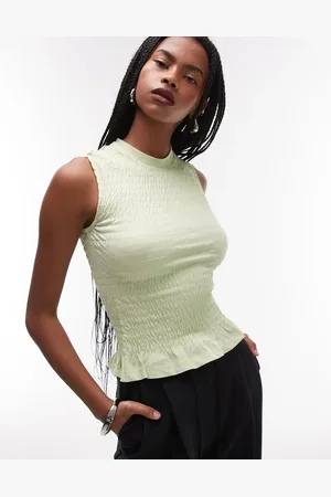 AllSaints Ode - Jadegrøn tanktop