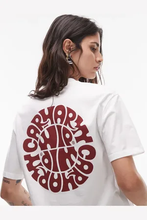 Carhartt T-shirt med logo og print på ryggen