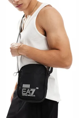 EA7 Sort crossbody-taske