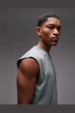 Topman Oversized ærmeløs T-shirt